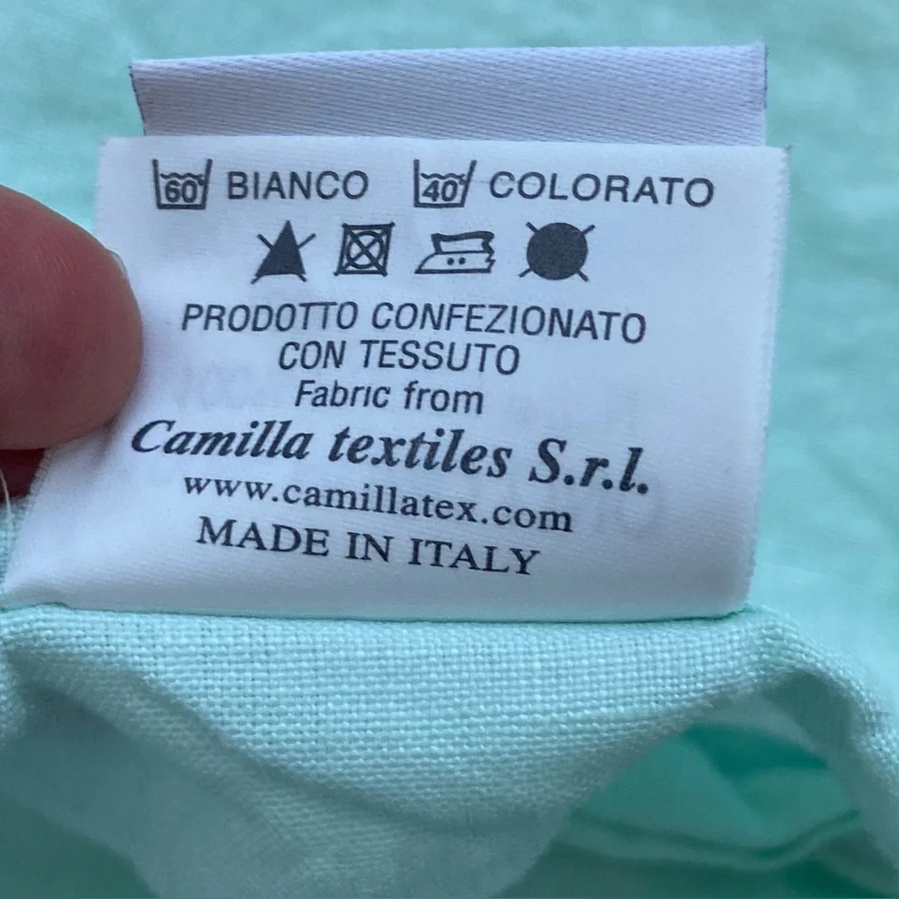 🍒Hill House Home Linen 2021 Duvet+Fitted Sheet+2 Pillowcases Queen/Seafoam Green
